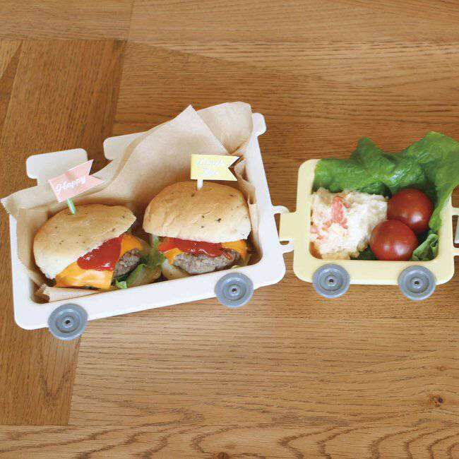 Disney Train Lunch Plate set ชุดจานหลุมรถไฟ 3 ชิ้น Made in Japan - Nishiki