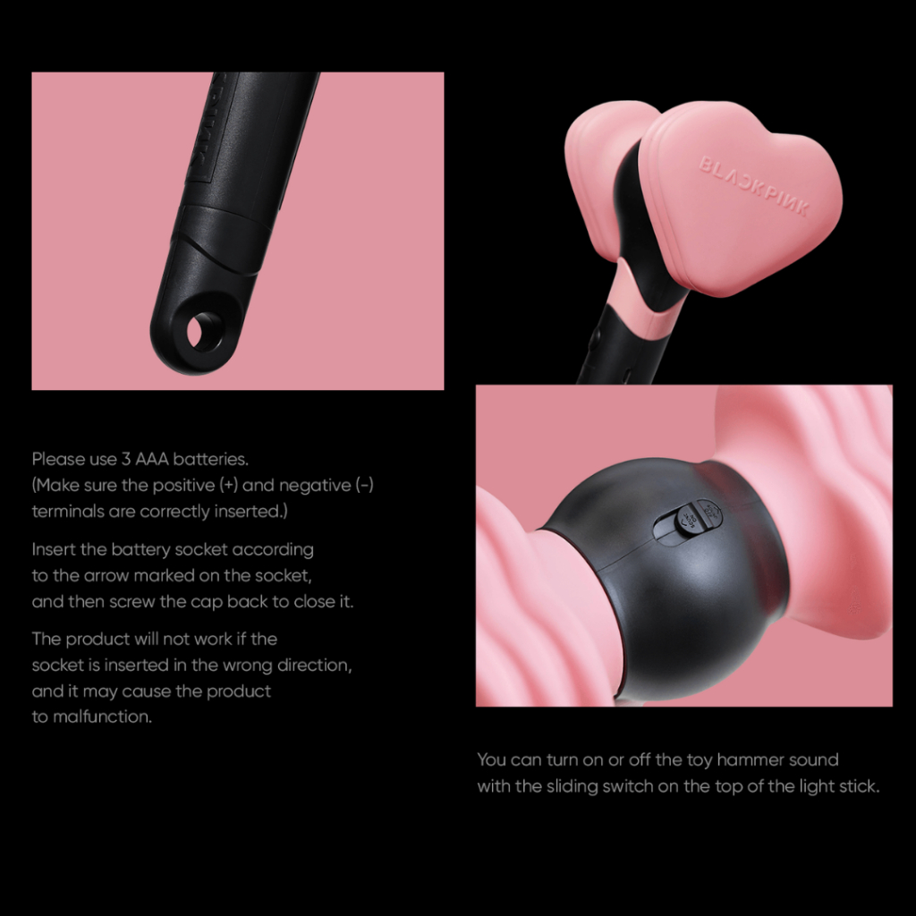 [เริ่มส่ง 27/6] แท่งไฟ BLACKPINK OFFICIAL LIGHT STICK VER.2 (แถมการ์ดสุ่ม)