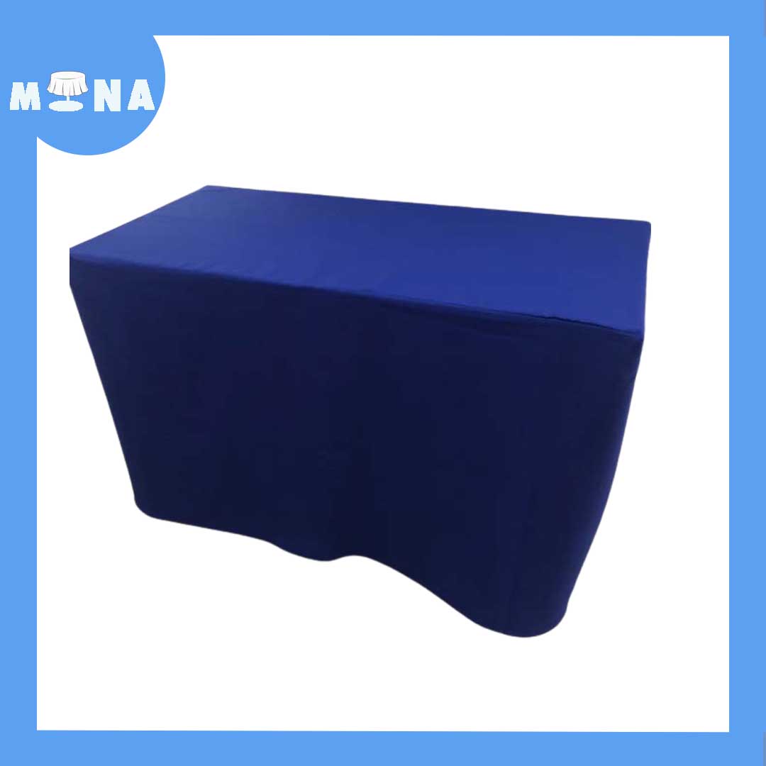 ผ้าคลุมโต๊ะแบบเก็บมุม Size 1.5 เมตร -ไม่สกรีนโลโก้