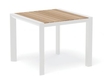 Metal Aluminum-plastic Wood Furniture Outdoor Dining Room Outdoor Table and Chair Indoor Modern Design Table