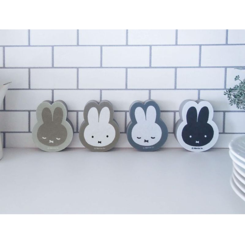Miffy kitchen spong 4P set ฟองน้ำล้างจานลายมิฟฟี่ 4 ชิ้น จากญี่ปุ่น - Okato