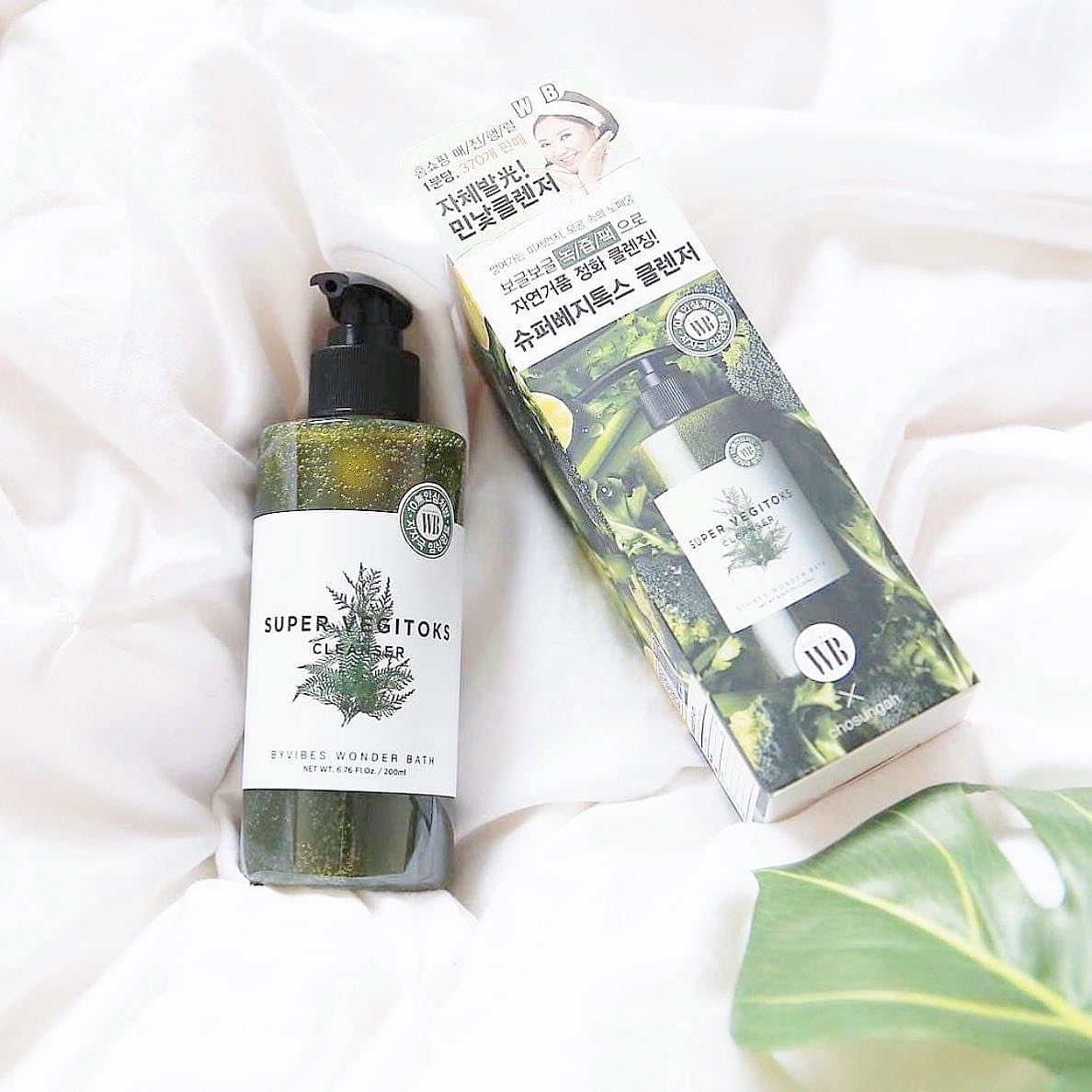 Wonder Bath Super Vegitoks Cleanser 300ml. สูตรสีเขียว