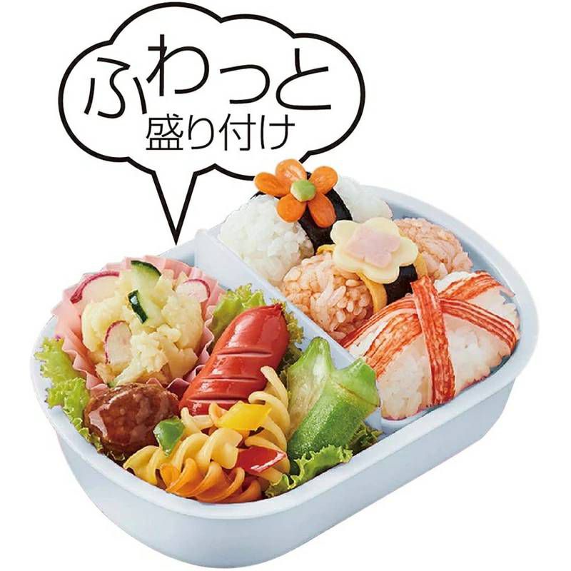 NEW เพิ่มลายปี 2026 Skater - กล่องข้าว กล่องอาหารเด็ก Antibacterial Dishwasher Safe Fluffy Lid Tight Lunch Box Oval ขนาด 360ml.