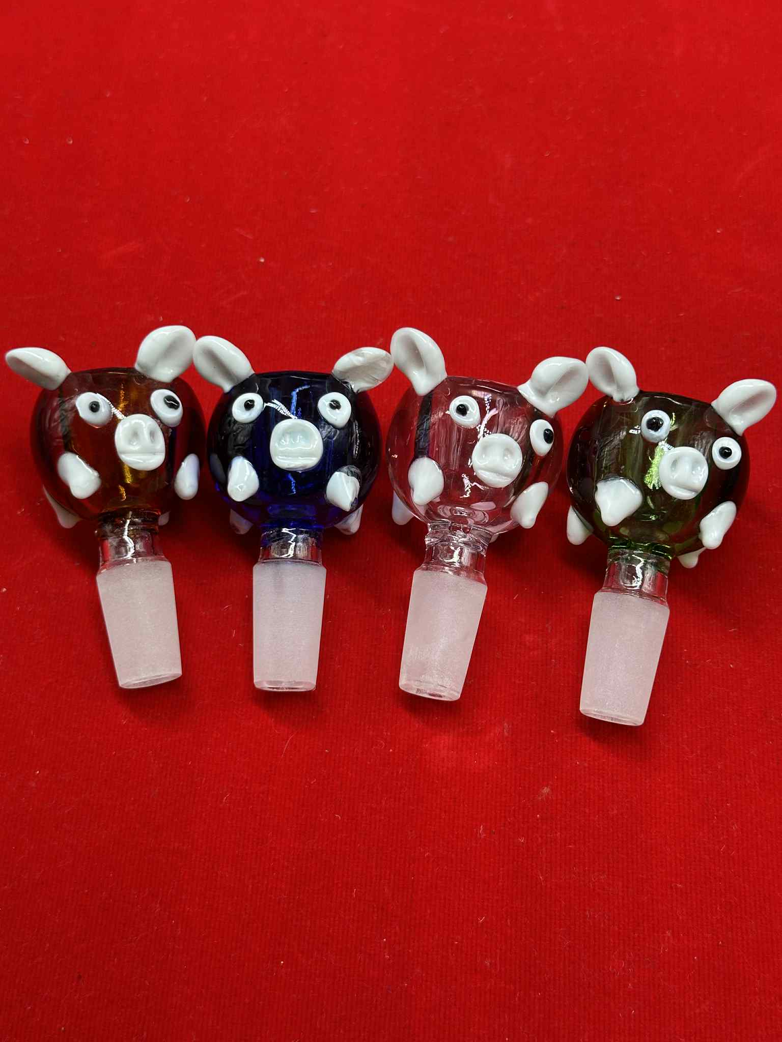 Adaptor Little Pig Glass Cup (14.5mm.)(24)