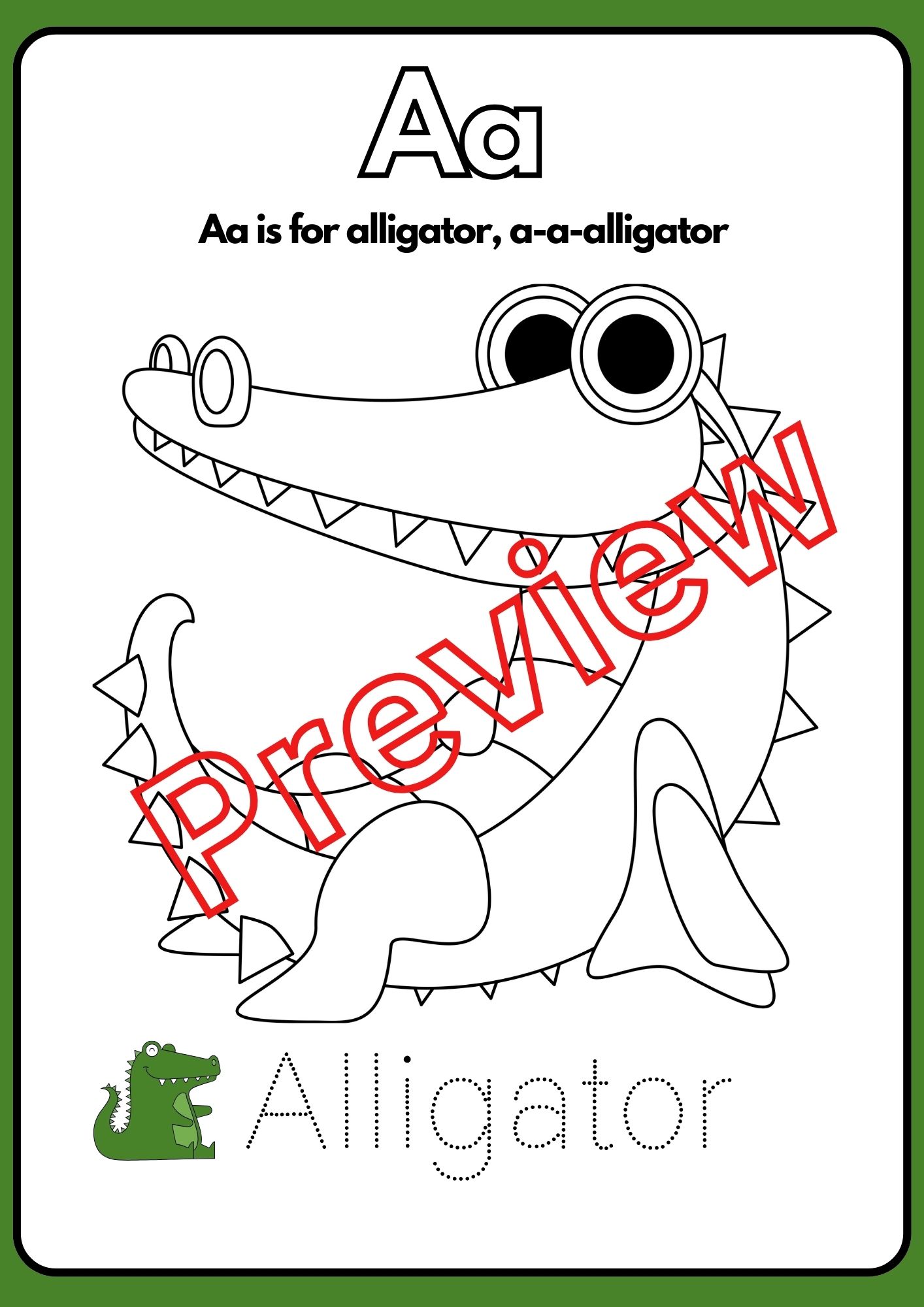 🔸️ไฟล์ pdf🔸️🍀ไฟล์ ใบงาน แบบฝึกนับตัวเลข และระบายสี สำหรับเด็กระดับ เตรียมอนุบาล - อนุบาล 1🍀Animal Alphabet A-Z