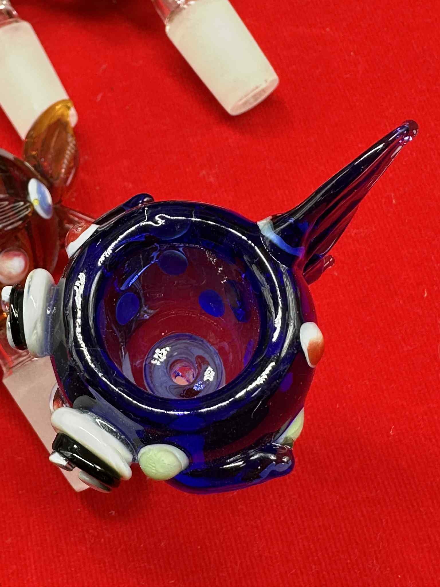 Glass Golden Fish Glass Cup (14.5mm.)(27)