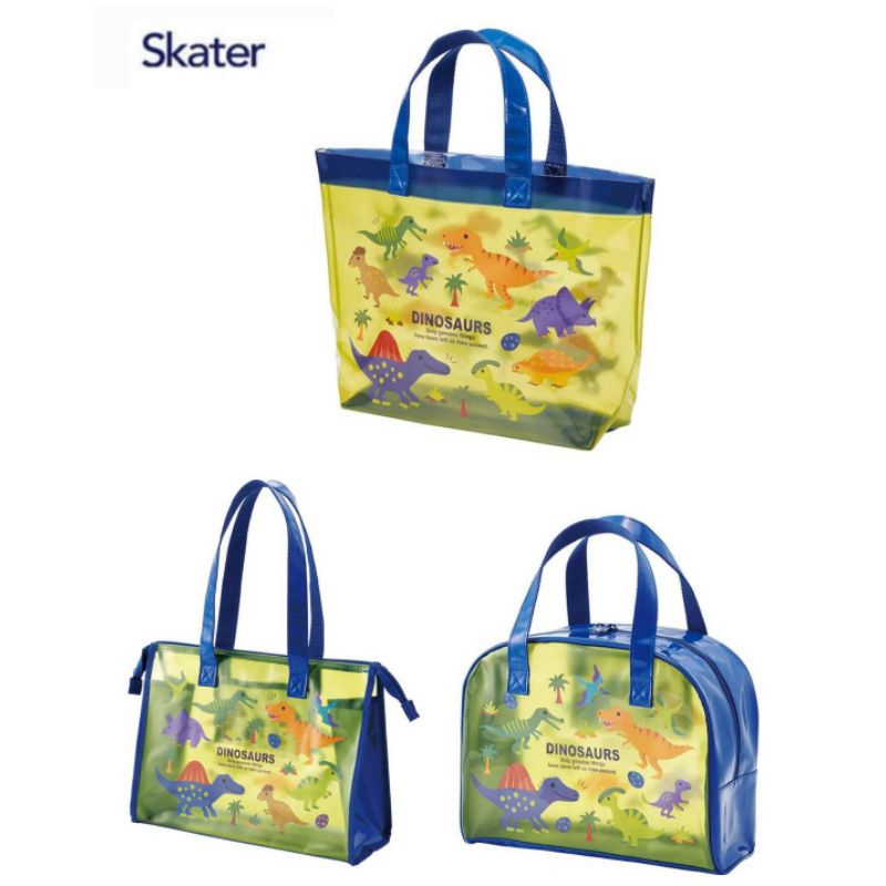 NEW!! ออกใหม่ Skater - Beach Bag Dinosaur กระเป๋าพลาสติกกันน้ำลายไดโนเสาร์