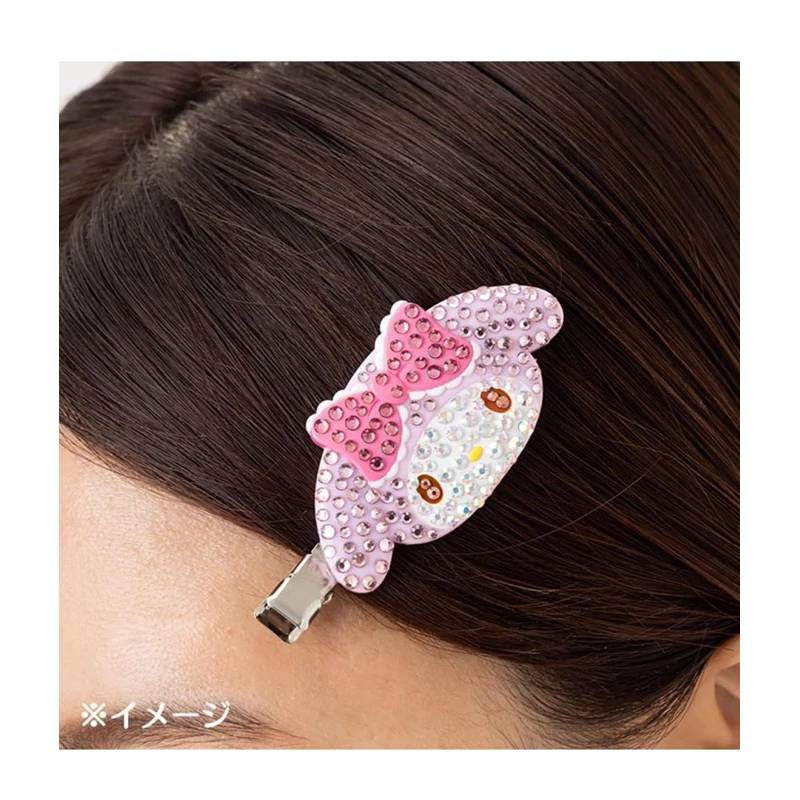 กิ๊บติดผม Sanrio แบบเพชรลาย Kitty, My Melody - Sanrio Bangs clip (Jewel Deco)