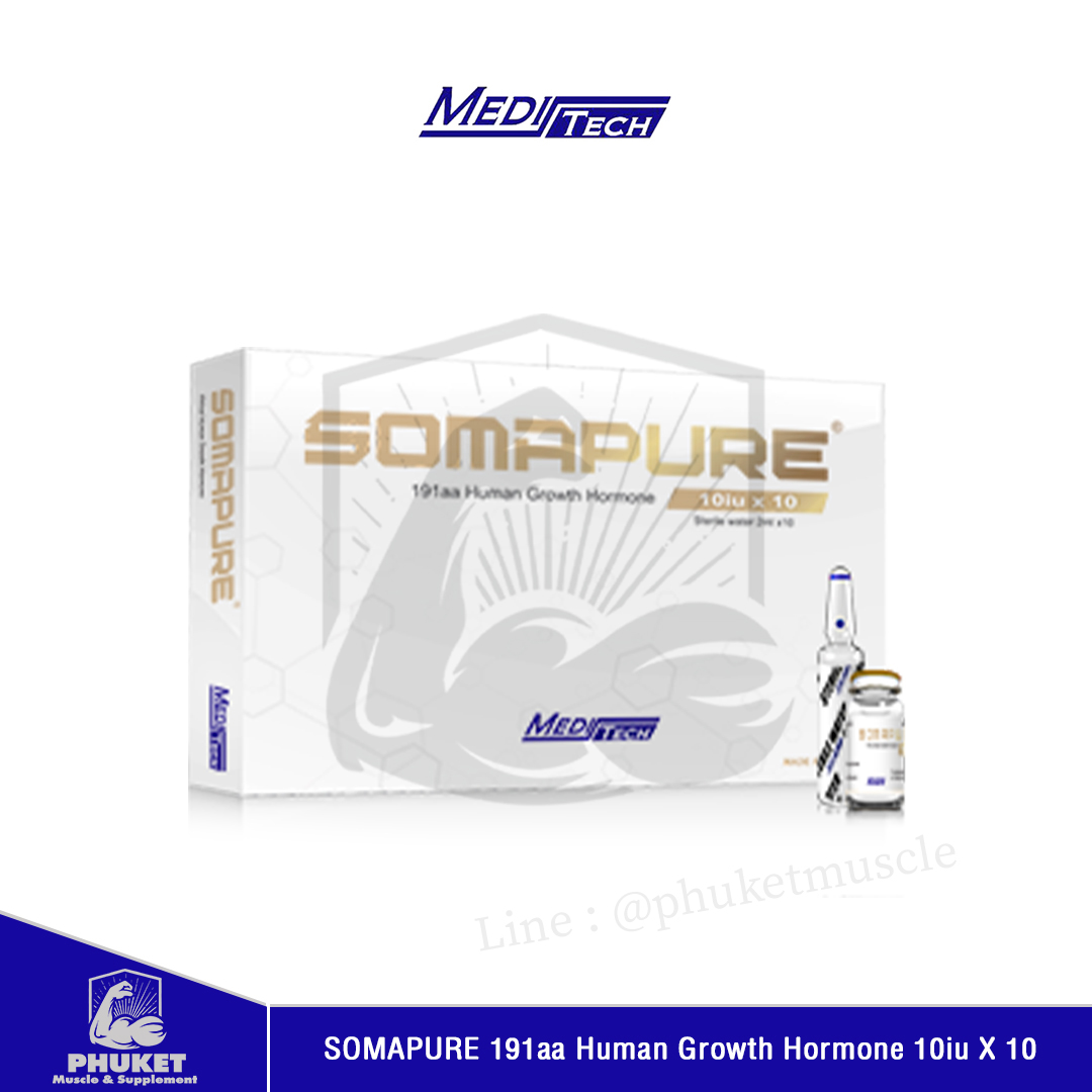 Meditech SOMAPURE 191aa Human Growth Hormone 10iu X 10
