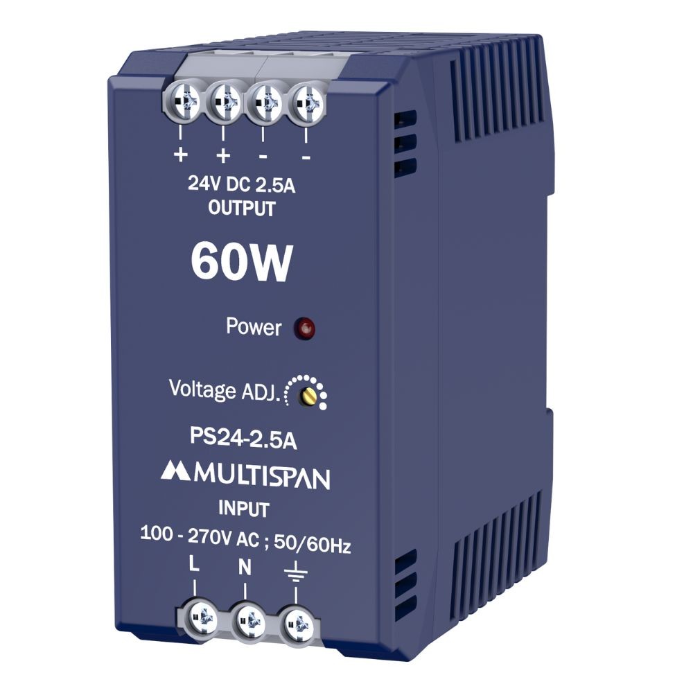 PS24-2.5A Power Supply Multispam แหล่งจ่ายไฟ 24VDC 60W 2.5A
