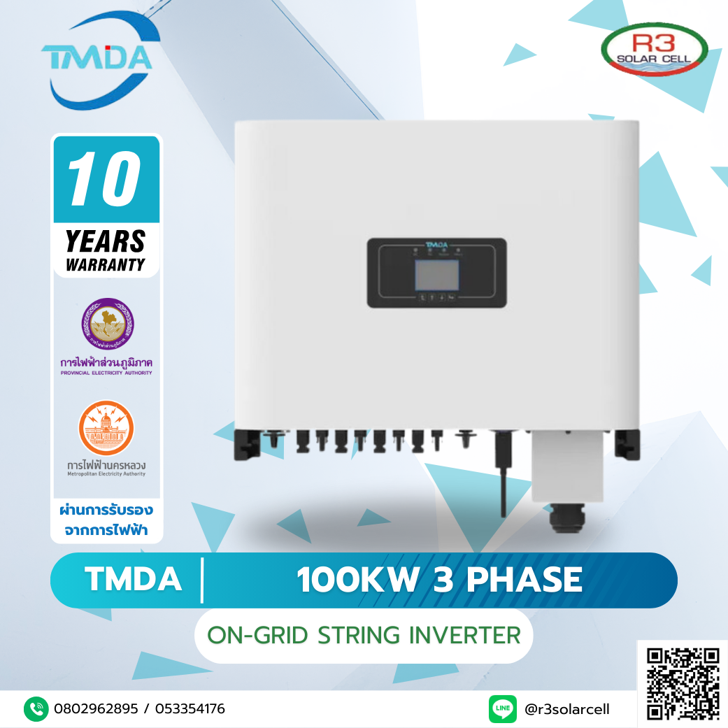 100kW TMDA 3phase On Grid string inverter