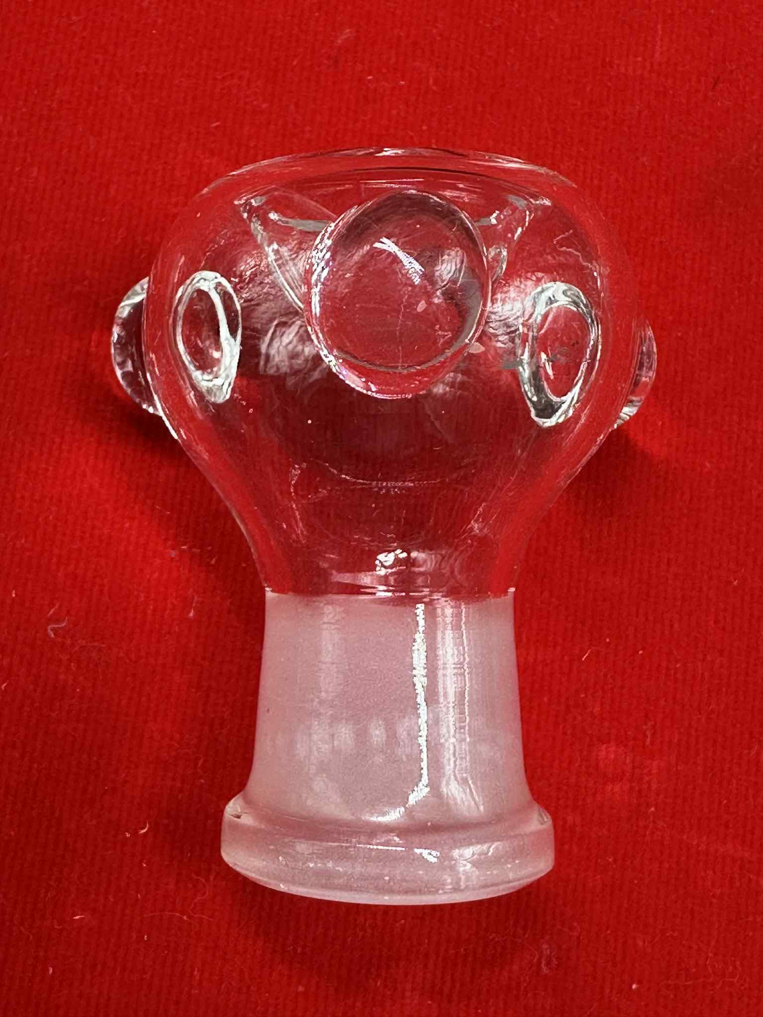 Adaptor 3 Marbles Glass Cup (Female 18.8mm.)(41)