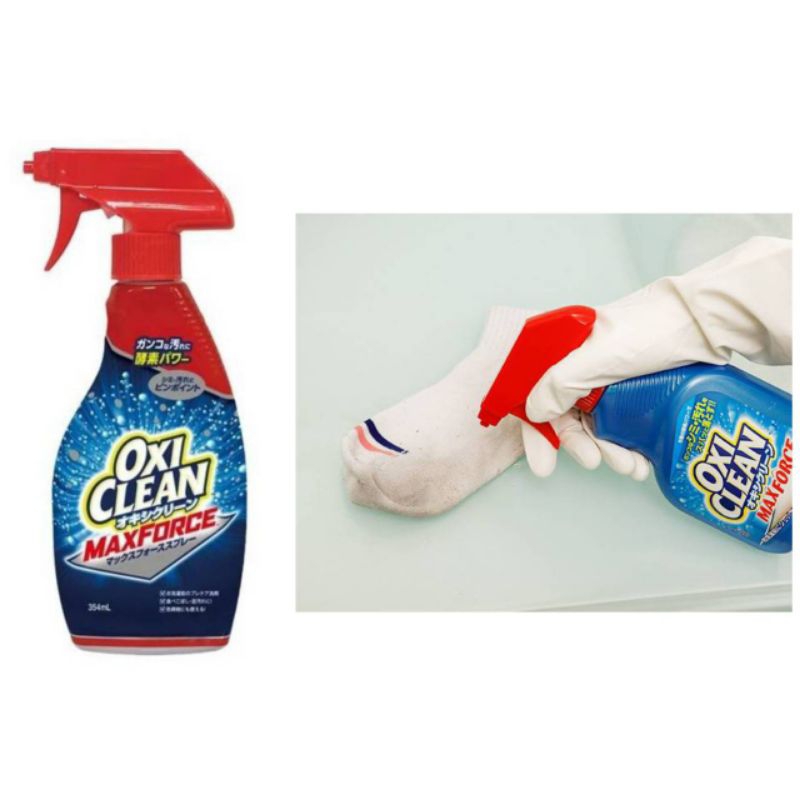 Oxi Clean ผงซักฟอก ผงขจัดคราบอเนกประสงค์ / Max Force Spray & Gel / ผงล้างเครื่องซักผ้า นำเข้าญี่ปุ่น