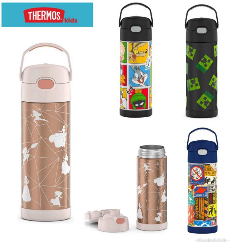 Thermos FUNTAINER water bottle ขวดน้ำเก็บอุณหภูมิแบบยกดื่ม 16 Oz.