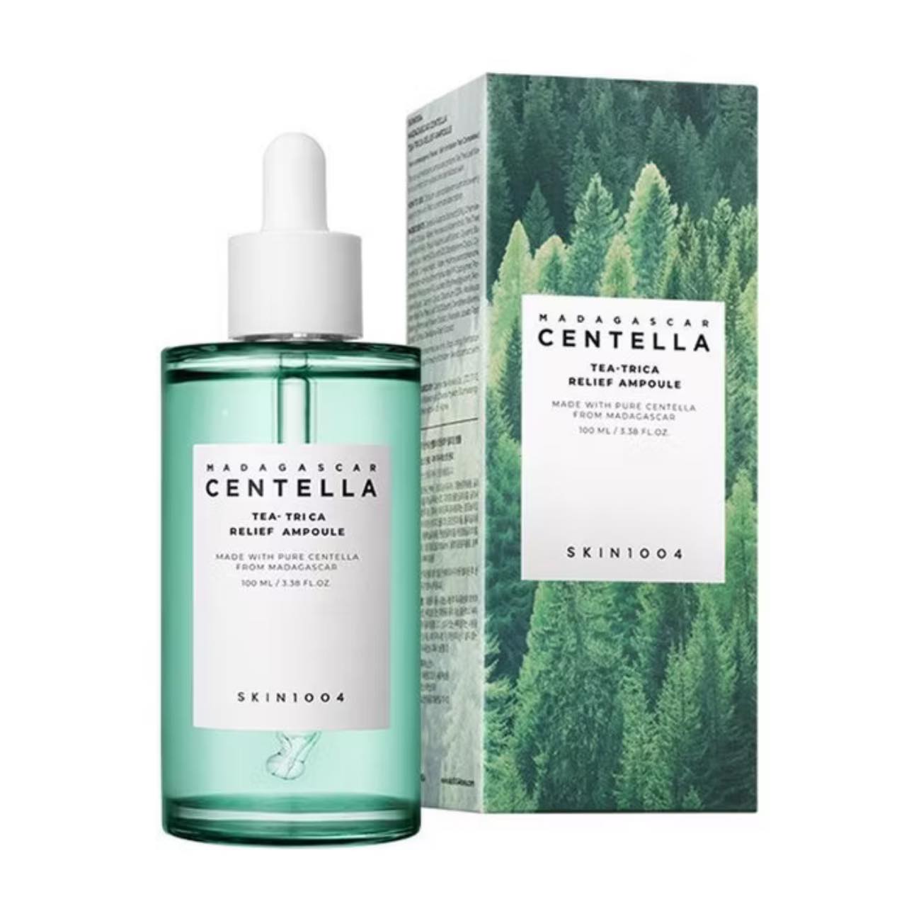 Skin1004 madagascara centella tea-trica relief ampoule 100ml.เซรั่ม