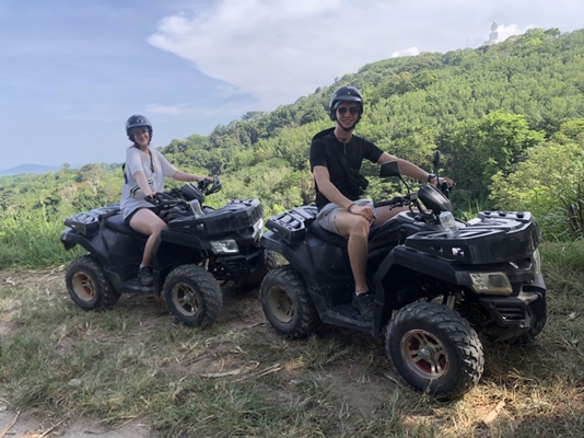 Phuket ATV 1 hour(450c.c.) + Zipline Phuket 15 Platforms & Big Buddha Tour Phuket X-3