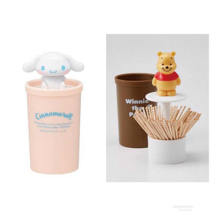 Skater - ขวดใส่ไม้จิ้มฟัน มี mascot การ์ตูนสุดน่ารัก Toothpick holder with mascot