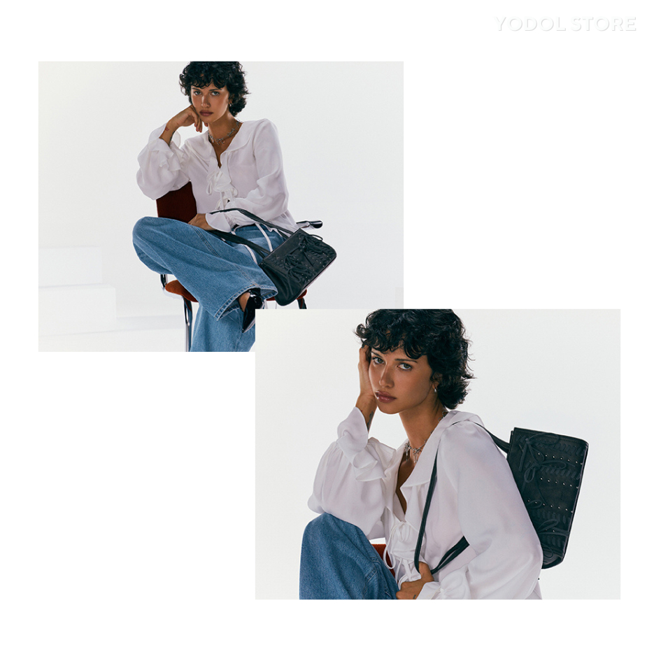 STAND OIL Oblong Bag Lace Up 2colors / สแตนด์ ออย