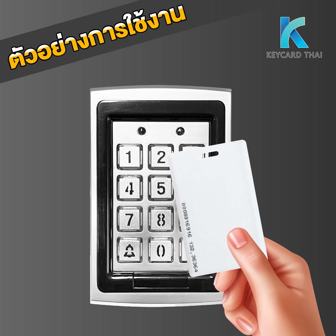 ขายส่งบัตรคีย์การ์ด (KeyCard)ราคาถูก บัตร Proximity 125KHz, บัตร Mifare 13.56 MHz