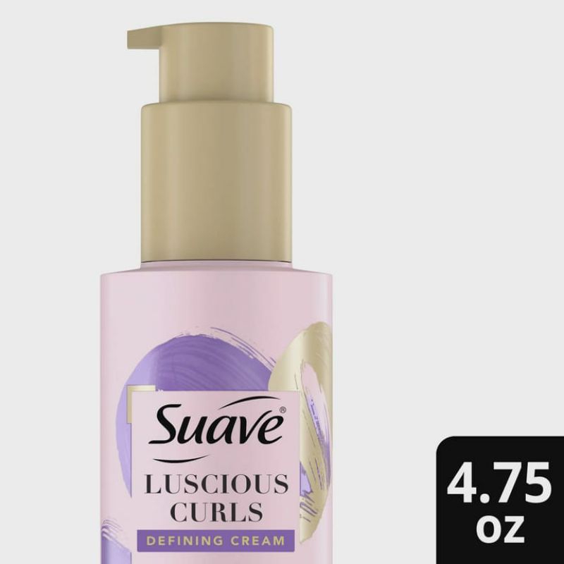 Suave Curl Defining, Luscious Curls for Curly hair - Shampoo, Conditioner & Defining Cream แชมพูสำหรับผมดัด, ผมหยิก