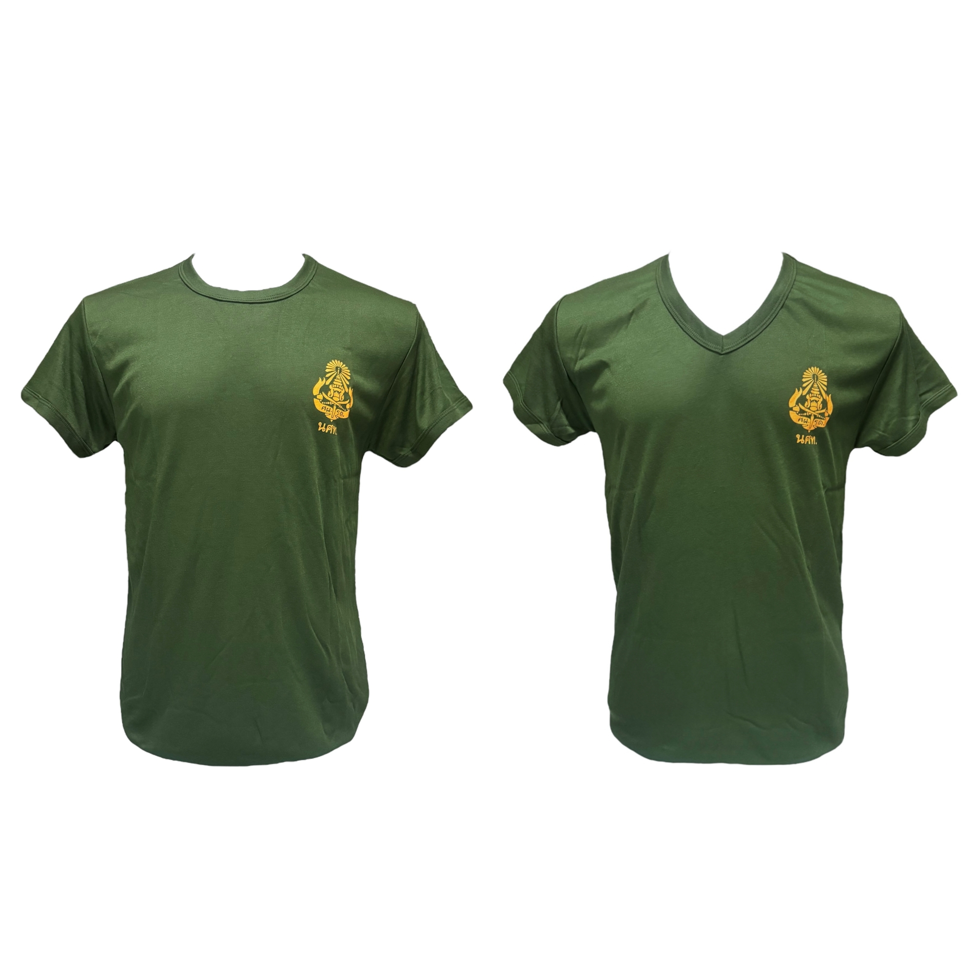 เสื้อยืด รด. คอกลม / คอวี