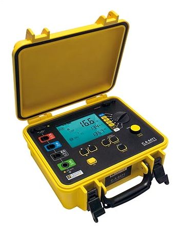 CA6471 Earth and Resistivity Tester เครื่องมือวัดความต้านทานดินแบบ Multi - Tester 5 in 1_Chauvin Arnoux