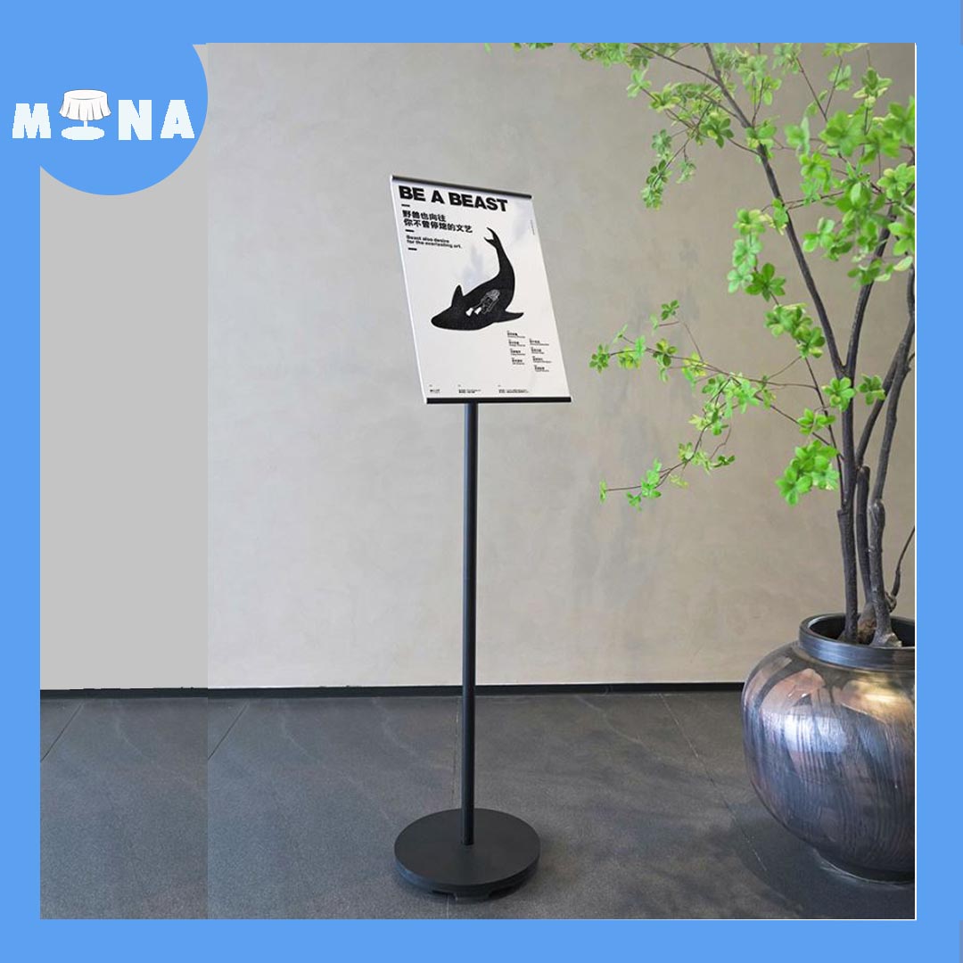 ขาตั้งป้ายโปสเตอร์ ตั้งพื้น รุ่น 02 ขนาดA4