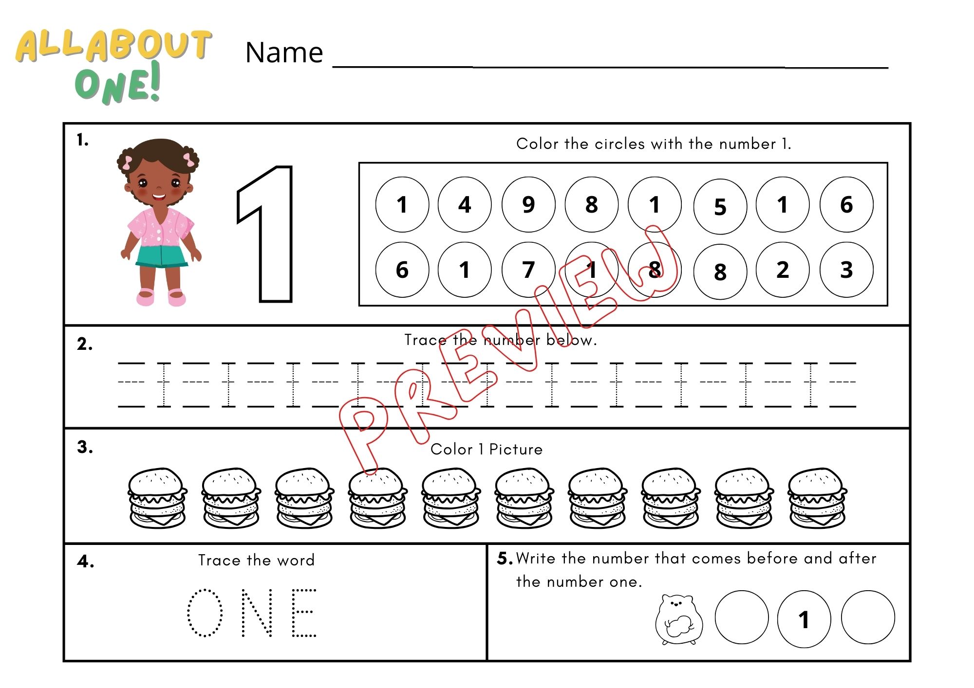 🍀ไฟล์ ใบงาน แบบฝึกนับตัวเลขระบายสี และการลบเลขผลลัพธ์ไม่เกิน 20 สำหรับเด็กระดับ เตรียมอนุบาล - อนุบาล 3🍀
