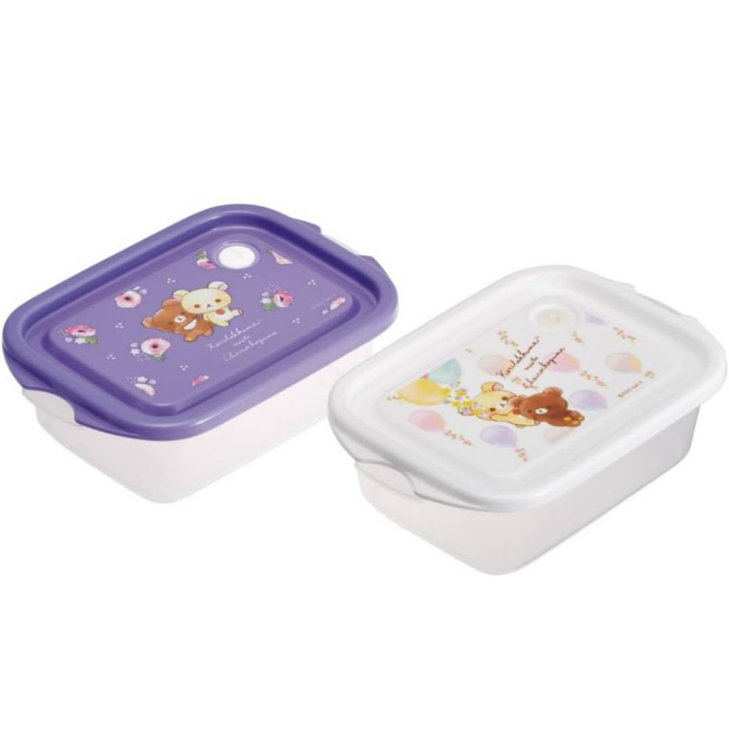 Skater - ชุดกล่องเก็บอาหาร กล่องข้าว ขนาด 500 ml. x 2 ชิ้น Antibacteria Seal Box