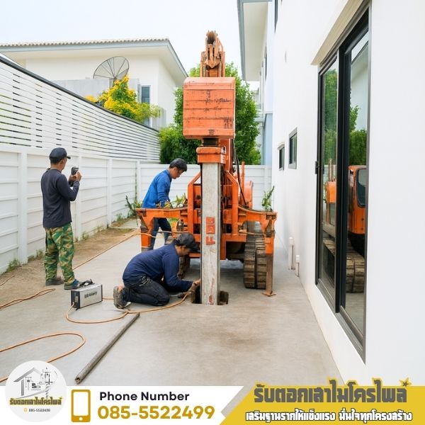 รับตอกเสาไมโครไพล์ขอนแก่น