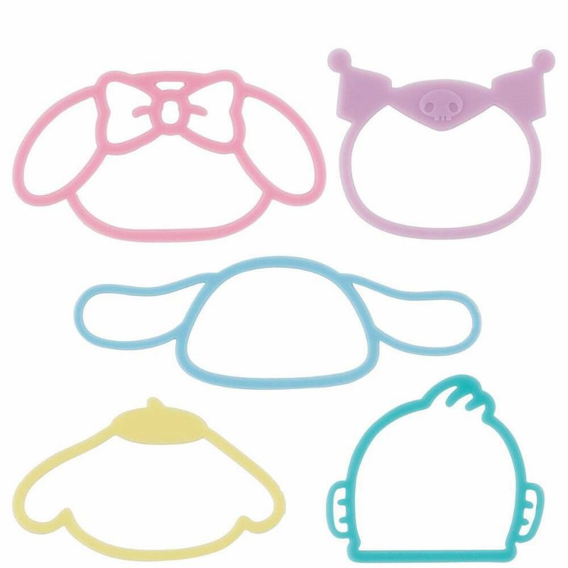 Skater สร้อยข้อมือซิลิโคน กันยุง / แมลงลาย มายเมโลดี้ คุโรมิ 5 ชิ้น - Silicone insect repellent chain bracelet [Sanrio]