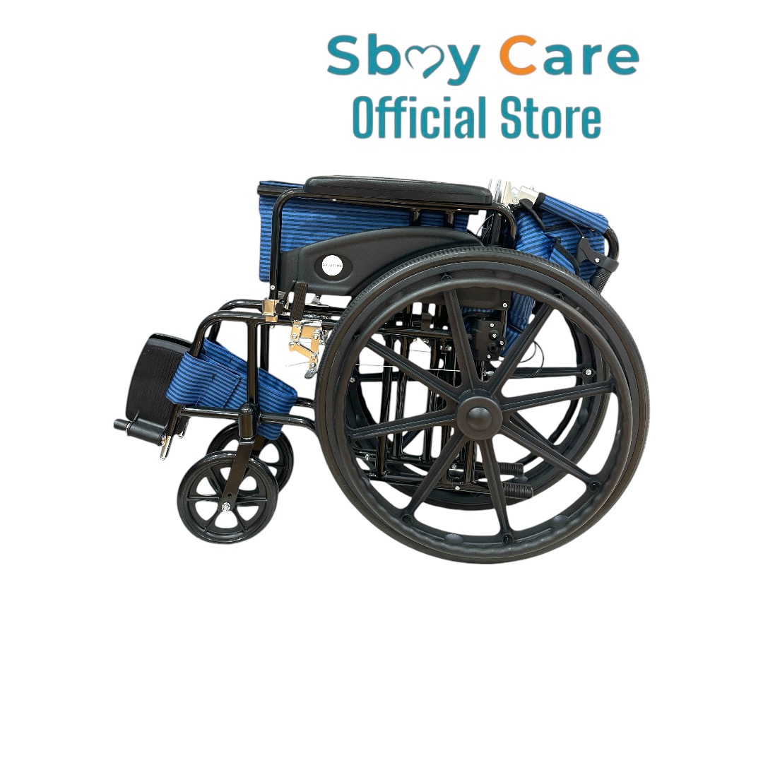 Sbay Care รถเข็นผู้ป่วย แบบเปิดข้าง ล้อ 24 นิ้ว FY977LF4