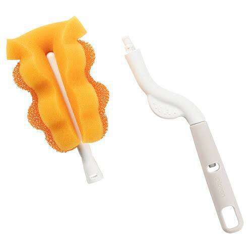 NEW Pigeon - แปรงล้างขวดนม แปรงล้างจุกนม หัวฟองน้ำ