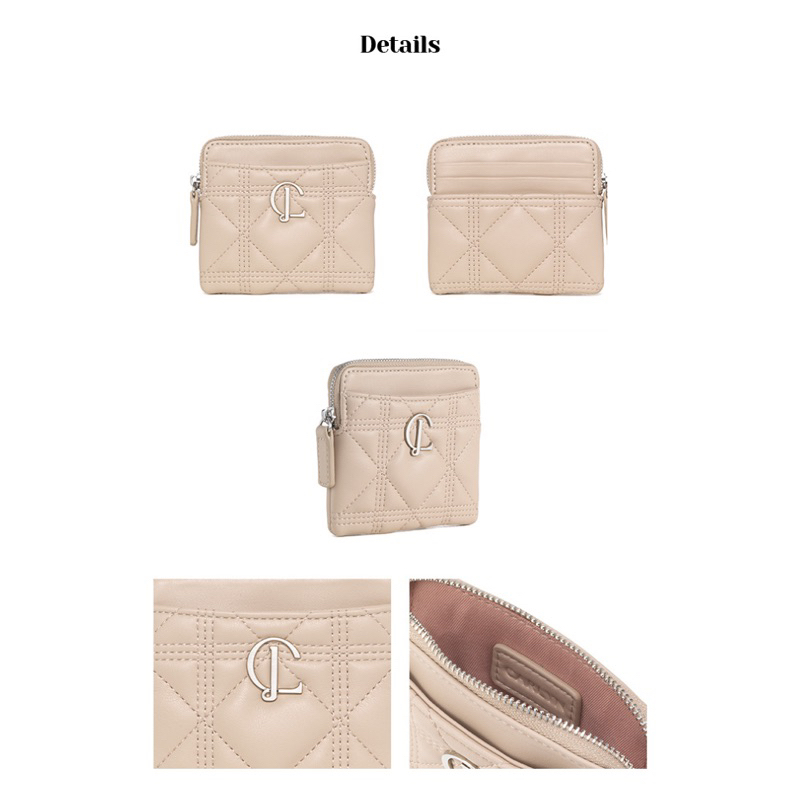CARLYN CUBE WALLET 4colors_W73101010 คัลลีน