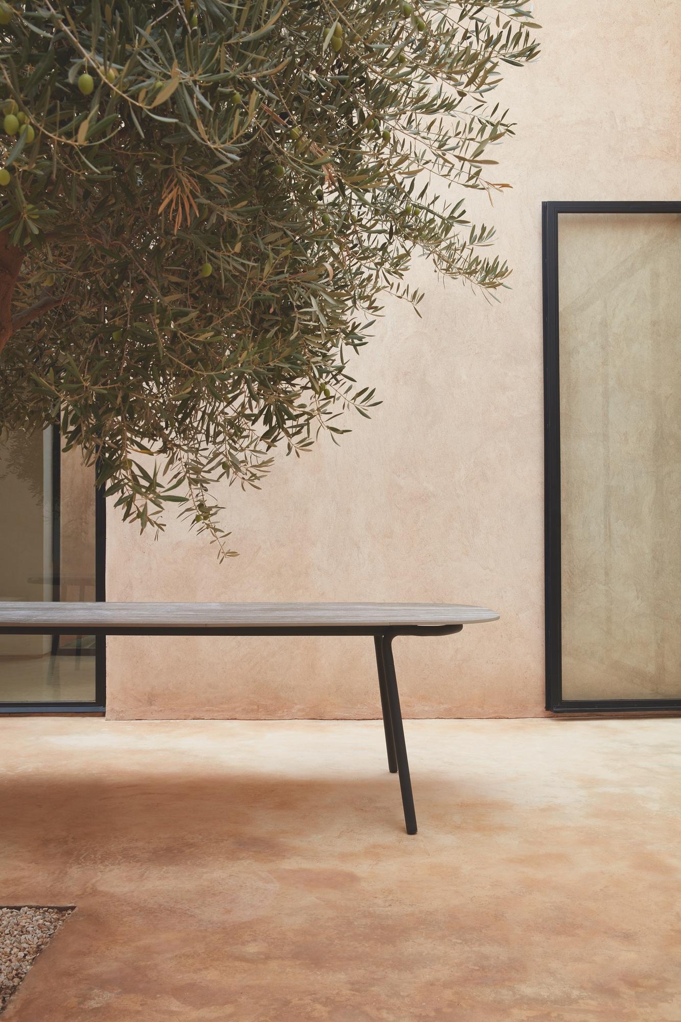 Modern Garden Furniture Outdoor Balcony Dinging Aluminum Frame Rattan Table and Chair Set