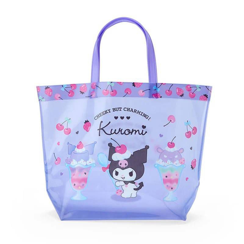 Sanrio Pool bag / Beach bag กระเป๋าพลาสติกกันน้ำลายการ์ตูน Kitty, My Melody