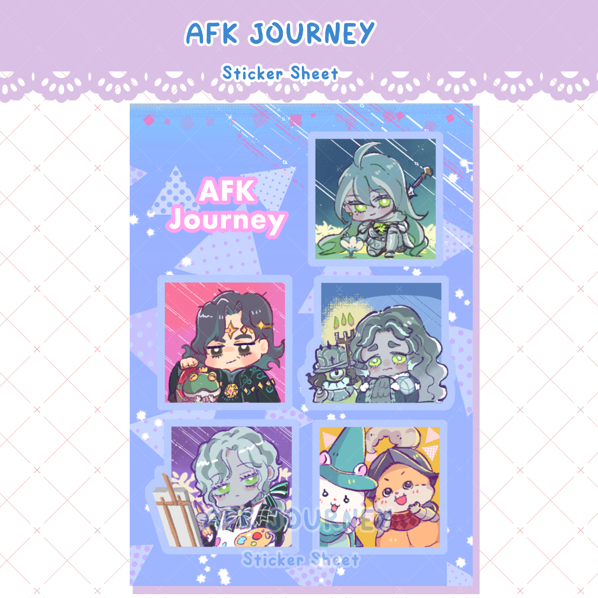 [In stock] AFK Journey Sticker Sheet