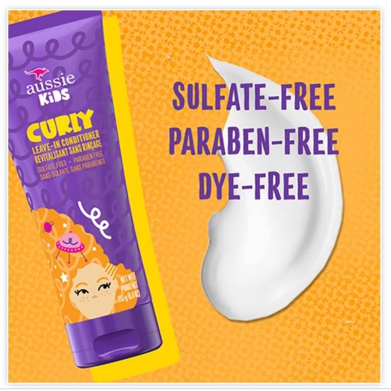 📣 สูตรใหม่! Aussie Kids Curly แชมพูสำหรับเด็กผมหยิก ฟู