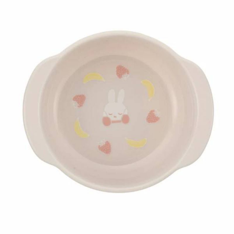Richell - Miffy tableware set ชุดจานหลุม ชามเด็ก ช้อน ทานอาหารกลางวัน ลายมิฟฟี่