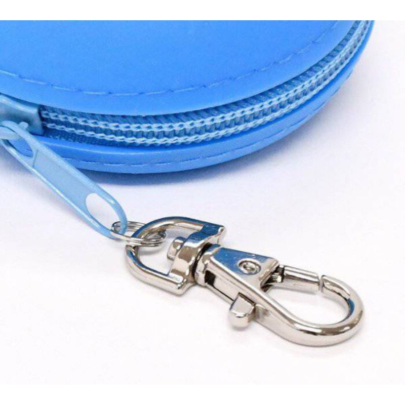 Doraemon Silicone Face Pouch - พวงกุญแจซิลิโคนห้อยกระเป๋า ใส่เหรียญ ลายโดเรม่อน