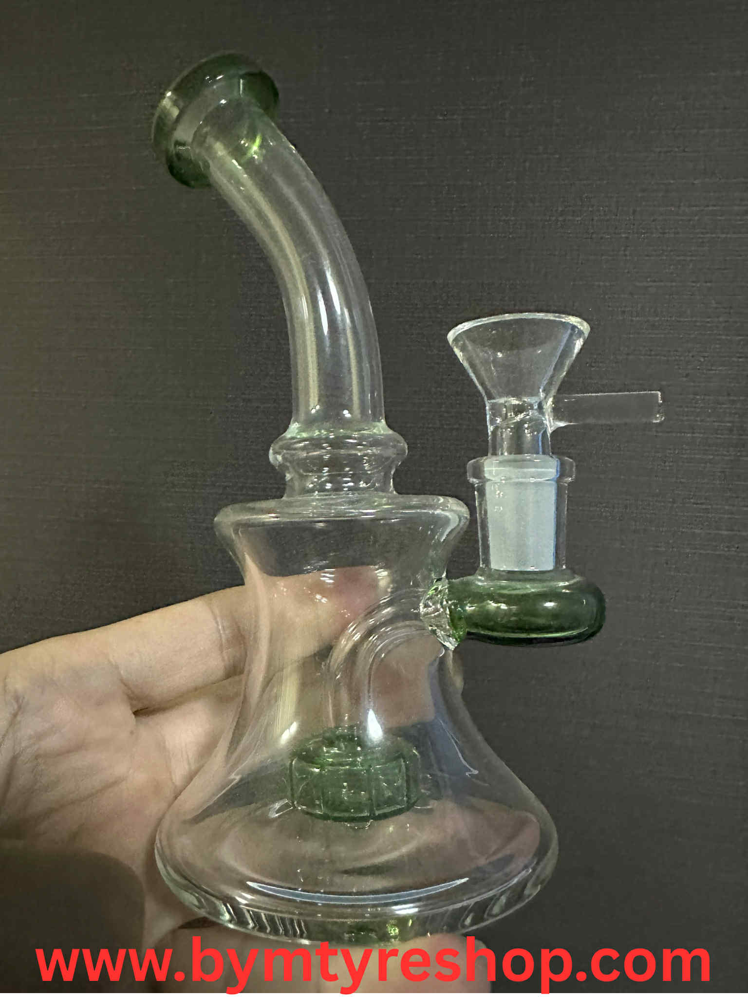 Mini Green Percolator Glass boy 17(cm.)