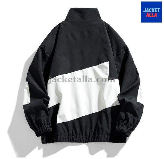 แจ็คเก็ตใหม่ Unisex หญิงชาย ฤดูใบไม้ผลิและฤดูใบไม้ร่วง เสื้อกันลมกีฬาลำลองคอปก Windbreaker วิ่งสบายๆ Nice