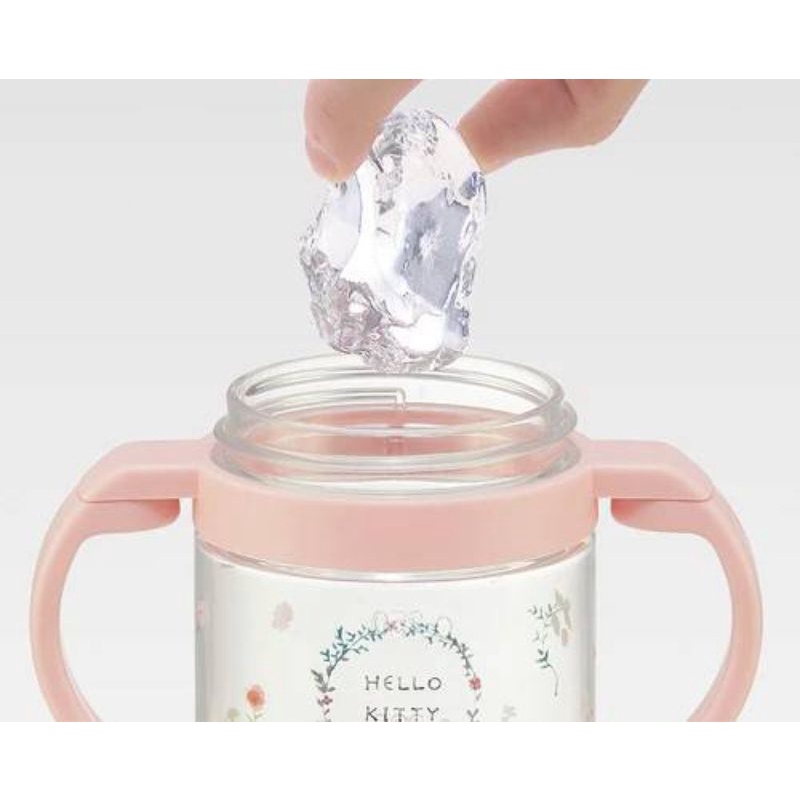 NEW เพิ่มลายปี 2024 SKATER straw mug แก้วหัดดื่มแบบ 2 in 1 มีสายสะพาย+มือจับ ขนาด 370ml.