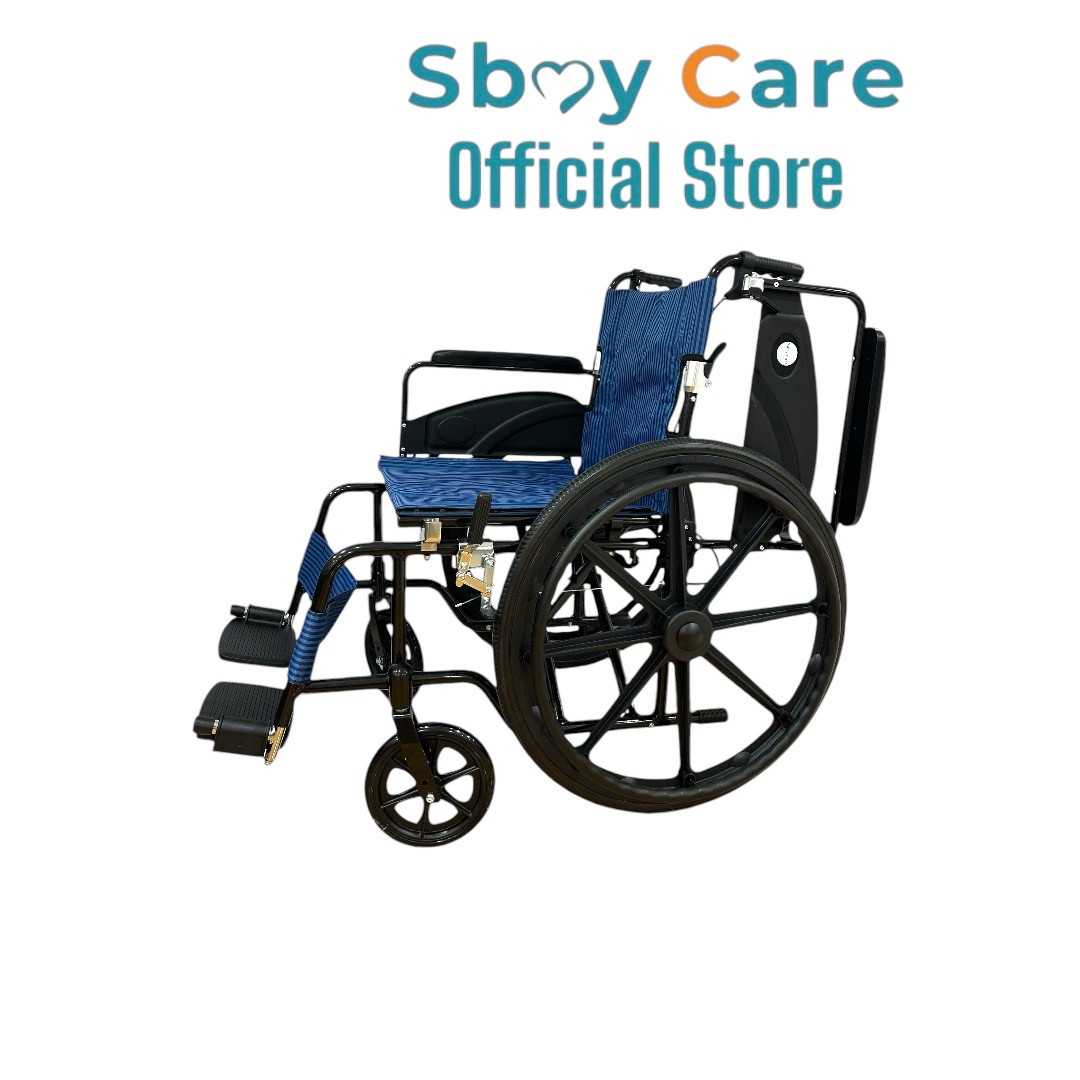 Sbay Care รถเข็นผู้ป่วย แบบเปิดข้าง ล้อ 24 นิ้ว FY977LF4