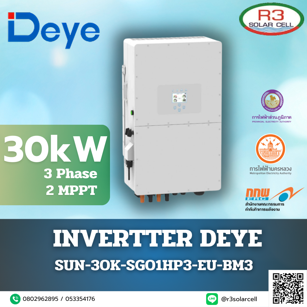 30kW Inverter DEYE 3Phase
