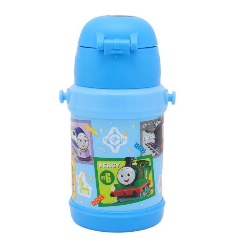 OSK - กระติกน้ำเก็บความเย็น Thomas the Tank Engine Stainless Steel Water Bottle with Straw ขนาด 450ml.