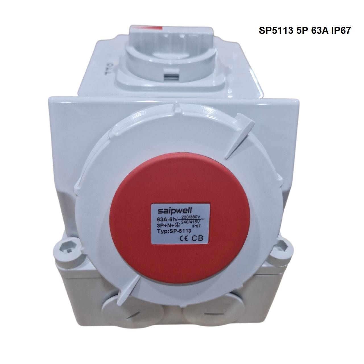 SP5113 กล่องปลั๊กอุตสาหกรรมพร้อมสวิช์ Industrial Switch Socket Outlet