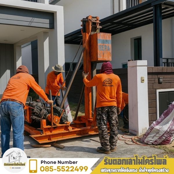 เสาเข็มเจาะขอนแก่น Bored Pile