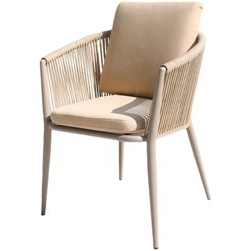 DESIGN set comfortable factory Round Wholesale Furniture Material Garden dining Outdoor chair