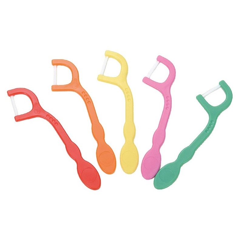 ไหมขัดฟันสำหรับเด็ก แบบมีด้ามจับ Dentfine จำนวน 50 ชิ้น จากญี่ปุ่น